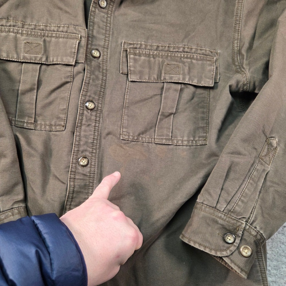 Vintage Chore Coat Mens Large Arrow Workwear Barn Field Jacket Quilt Lined - Picture 6 of 9